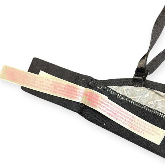 PINK VICTORIA’S SECRET Women’s Black White Logo Print Wear Everywhere Wireless L - Picture 5 of 5